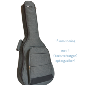 CLX Gigbag voor Western gitaar grey