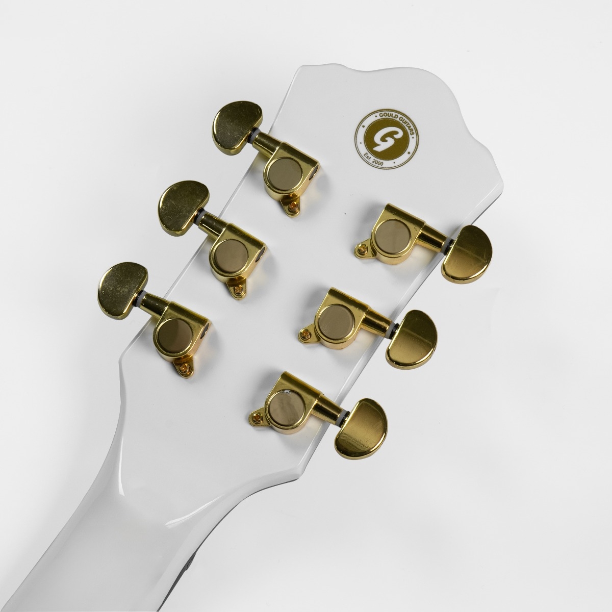 Gould GE50 Union White Electric Guitar - Afbeelding 5