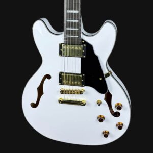 Gould GE50 Union White Electric Guitar